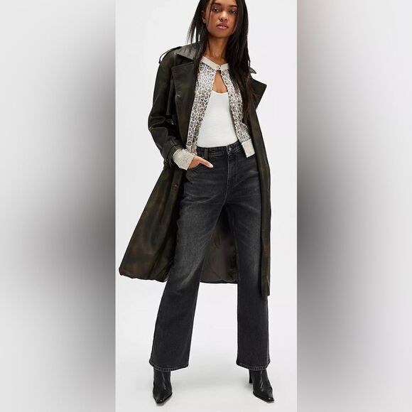 Lee x Daydreamer jeans black High Rise Crop Boot. NWT. 30 - Picture 2 of 10